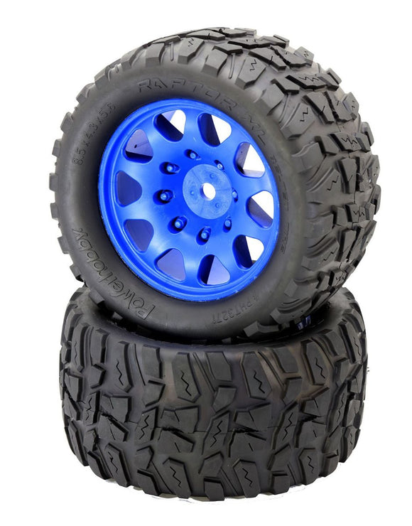 Powerhobby Raptor XL Belted Tires / Viper Wheels (2)