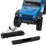 Front Rear Aluminum Bumper with Lights, for Axial SCX24
