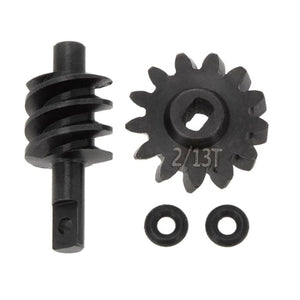 Steel Overdrive Gears Diff Worm Set 2T/13T, Overdrive 23%