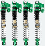 1/24 Aluminum 58mm Long Travel Shocks, Green, for Axial SCX24