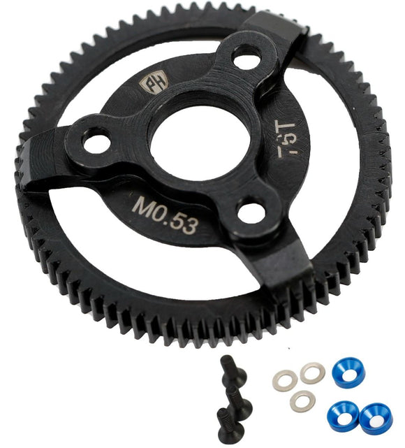 Hardened Steel 72T 48P Spur Gear, for Traxxas 2WD