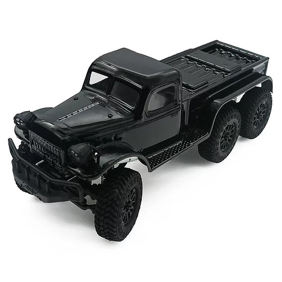 Sport 1/18 Tetra18 K1 6X6  RTR Scale Mini Crawler, Black