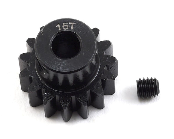 Steel Mod 1 Pinion Gear, 5mm Bore, 15 Tooth