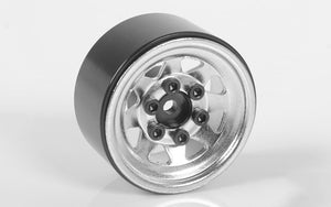 Stamped Steel 1.0" Stock Beadlock Wheels (Silver)