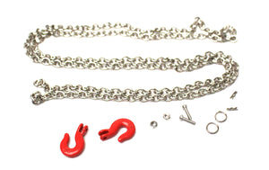 1/10 Scaler Tow Hooks and Chain Set