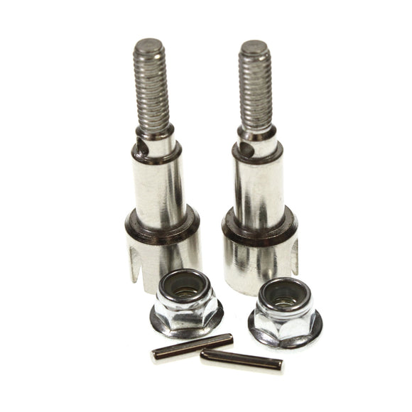 Metal Rear Wheel Shafts & Pins & M4 Lock Nuts for Slyder