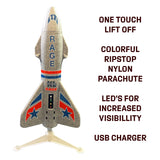 Spinner Missile XL Electric Free-Flight Rocket, Gray