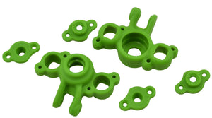 GREEN AXLE CARRIERS FOR TRAXXAS 1/16TH SCALE VEHICLES