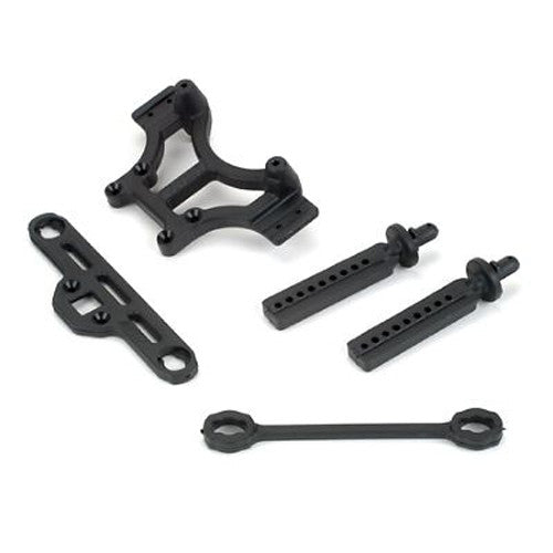 RPM R/C Products - SHOCK TOWER/POSTS BLK E/T MAXX