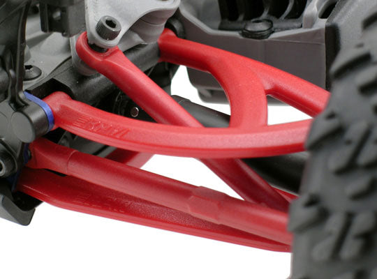 RED REAR UP/LOW ARMS 1/16 E REVO