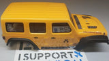 Axial 1/24 SCX24  JEEP WRANGLER JLU Micro Mini Jeep Wrangler Body w/ Fenders (Yellow)