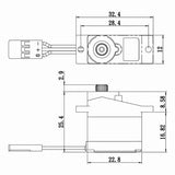 Micro Digital MG Servo 0.09sec / 30oz @ 6V