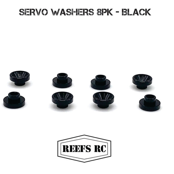 Servo Washers 8pk- Black