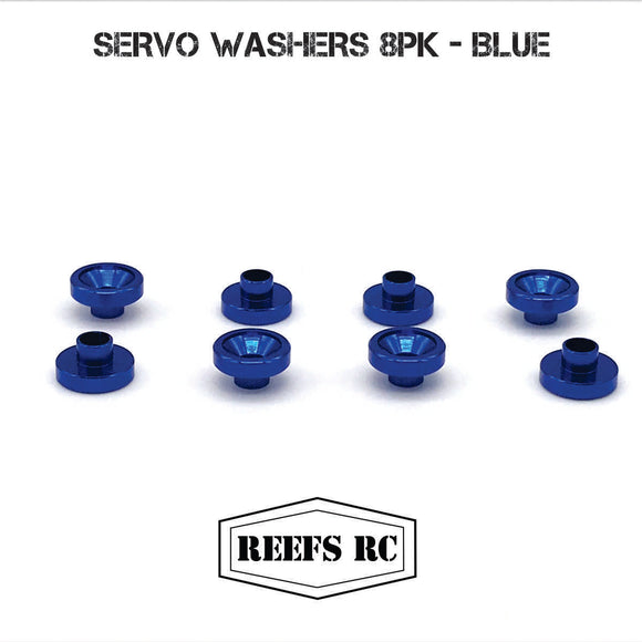 Servo Washers 8pk - Blue