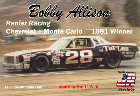 1/25 Bobby Allison #28 Ranier Racing Chevy Monte Carlo 1981