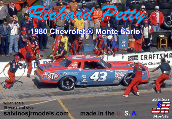 1/25 Richard Petty Racing 1980 Chevrolet Monte Carlo Reverse