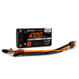 Spektrum SPMX412S120HT 4100mAh 7.6V SMART Pro Race HV 120C Hardcase LiPo Battery with 5mm Ports