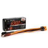 Spektrum SPMX632S120HT 6300mAh 7.6V SMART Pro Race HV 120C Hardcase LiPo Battery with 5mm Ports