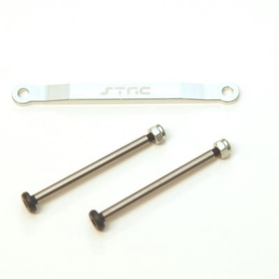 Front Hinge-Pin Brace Kit-Slvr w/lock-nut style hinge-pins