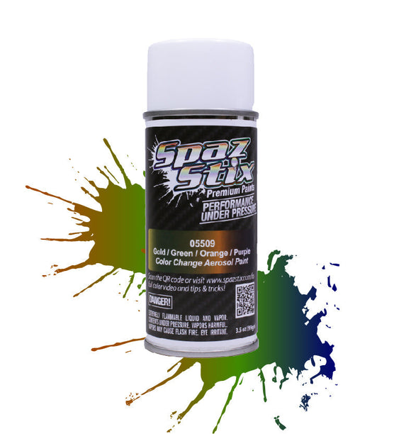 COLOR CHANGING PAINT GOLD/ GREEN/ORANGE/PURPLE AERSOL 3.5