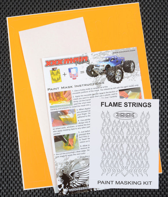 XXX Main Racing - Flame Strings Paint Mask